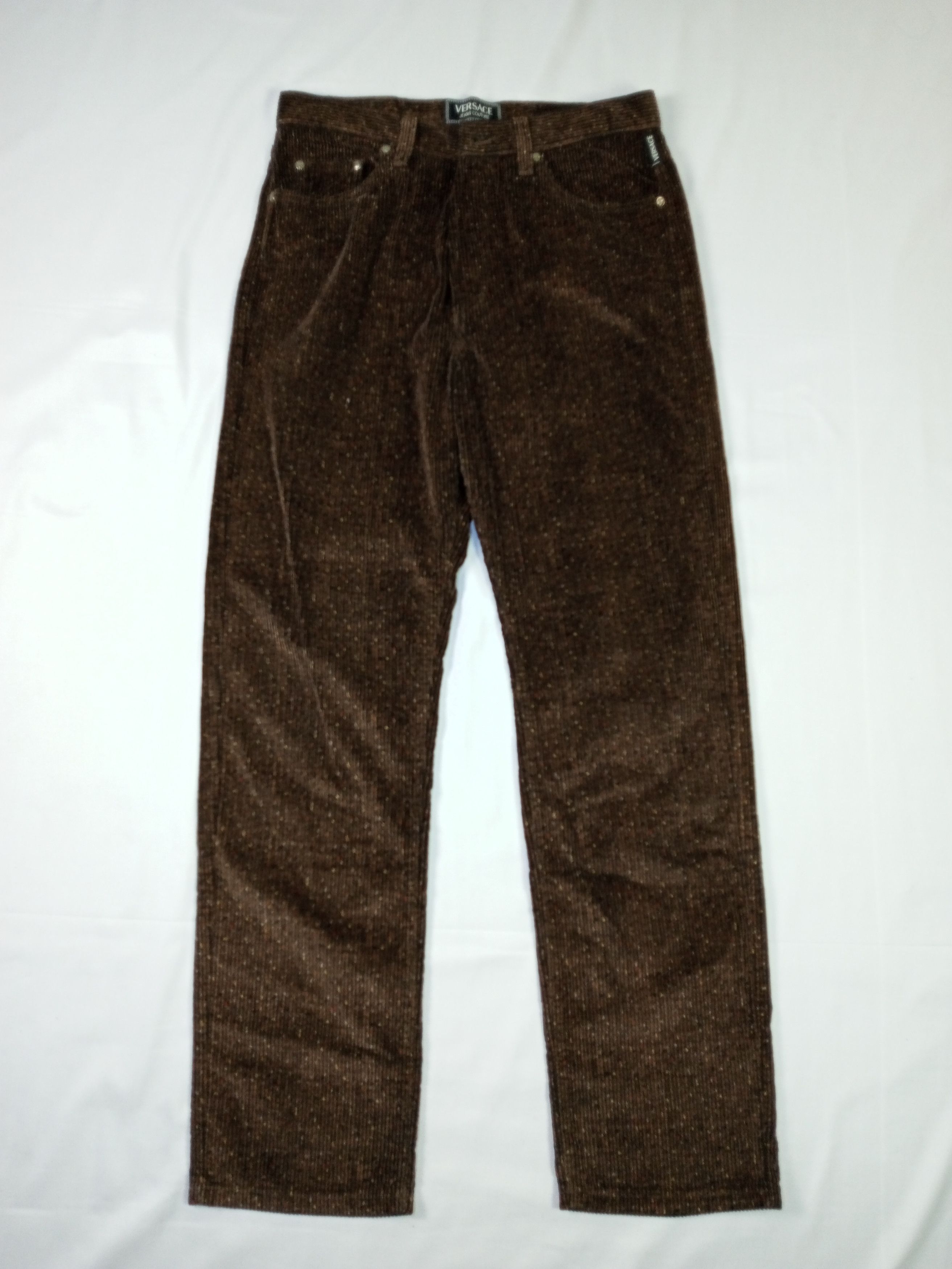 Versace Versace Jeans Couture Corduroy Men Long Pant Size US 33 - 1 Thumbnail