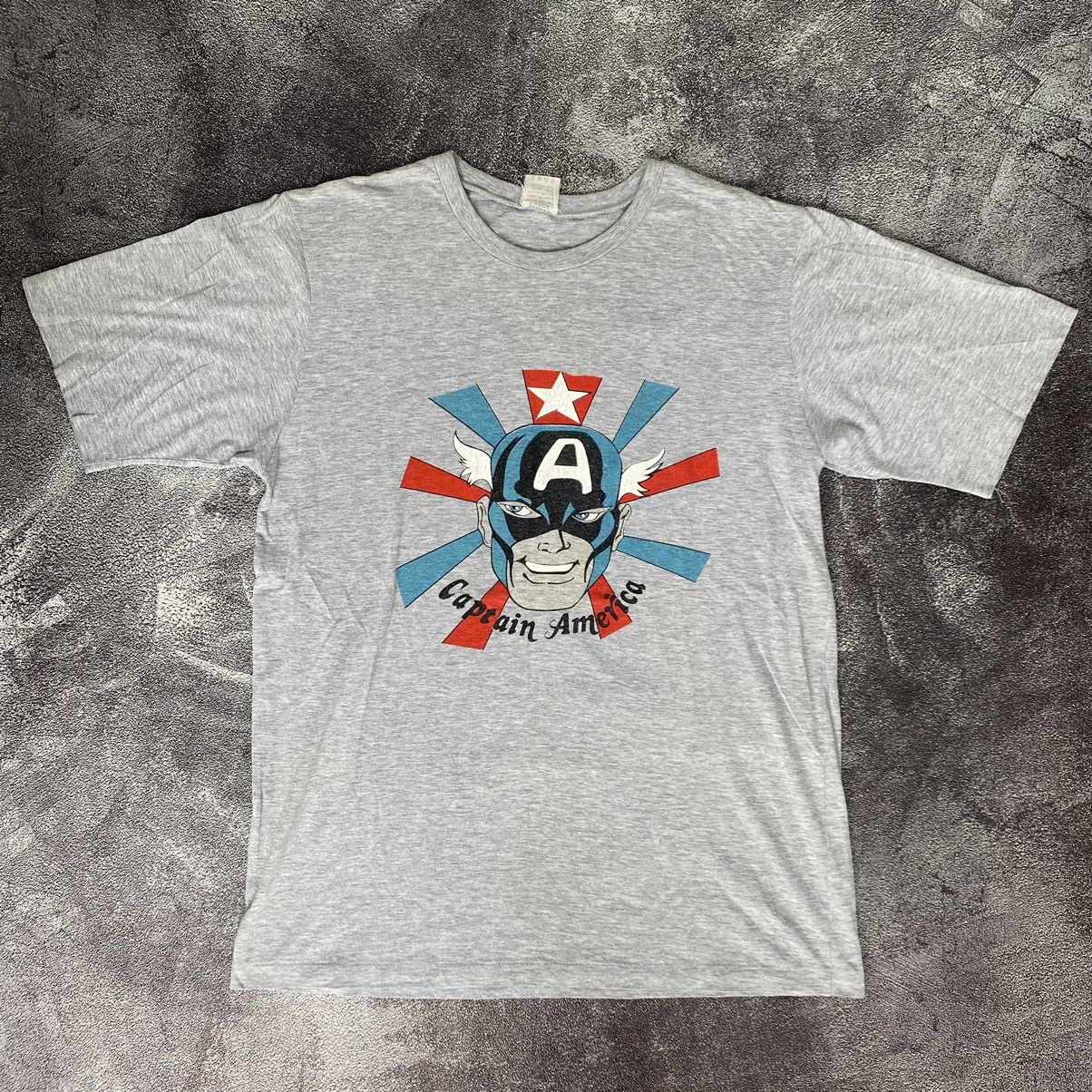 Vintage Rare Captain America Avengers Hero T shirt