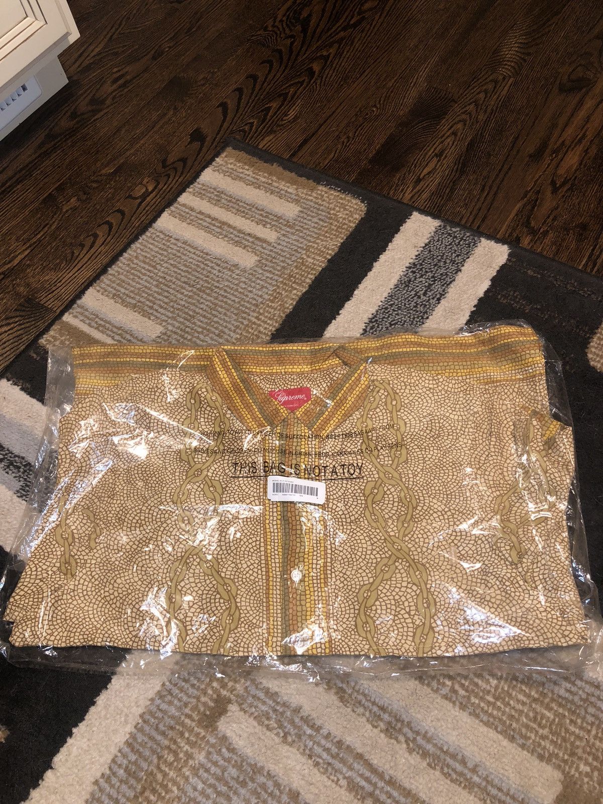 Supreme Supreme Mosaic Silk S/S Shirt Size US M / EU 48-50 / 2 - 1 Thumbnail