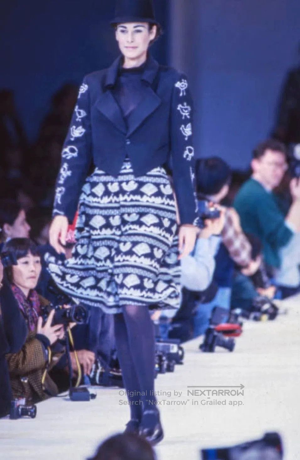 Comme des Garcons COMME des GARCONS Bird Embroidery Skirt. Size 26" / US 2 / IT 38 - 2 Thumbnail