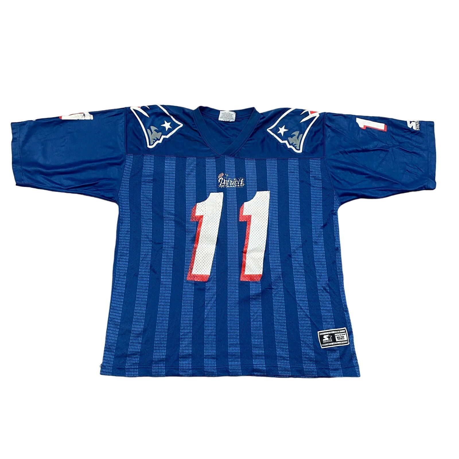 Starter Vintage New England Patriots Bledsoe 11 Starter Jersey 52/XL Size US XL / EU 56 / 4 - 1 Thumbnail
