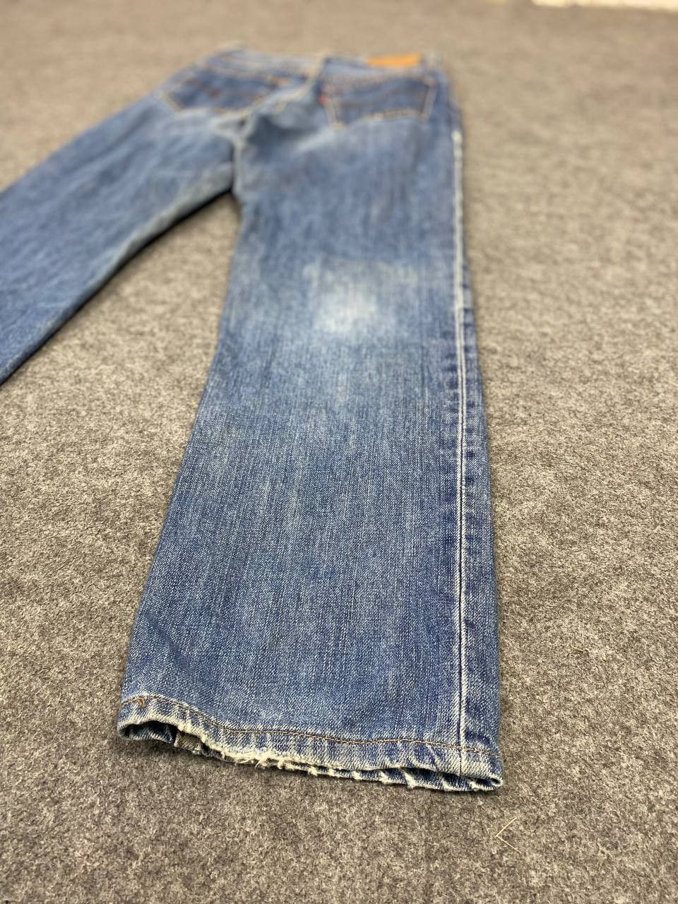 Levi's vintage levis 515 distressed denim nice design Size US 27 - 7 Thumbnail