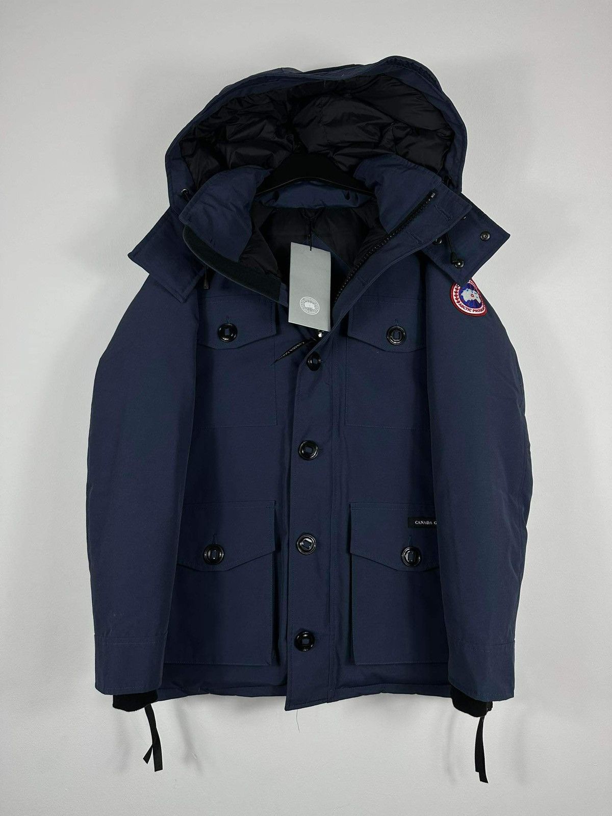 Image of Canada Goose Langley Down Jacket in Navy, Men's (Size Small)