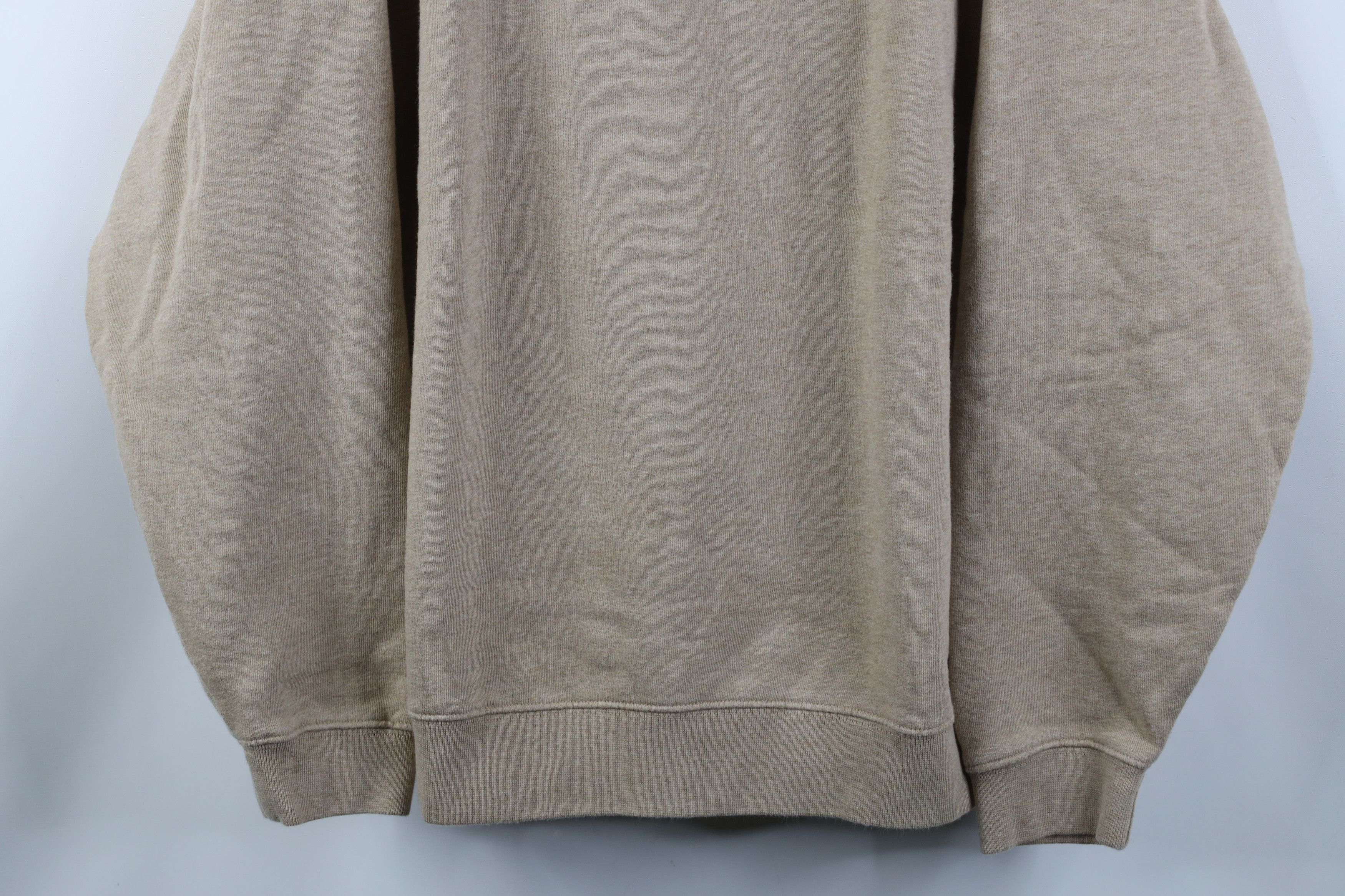 L.L. Bean Vintage 90s Y2K LL Bean Heavy Crewneck Sweatshirt Beige Tan Size US L / EU 52-54 / 3 - 3 Thumbnail