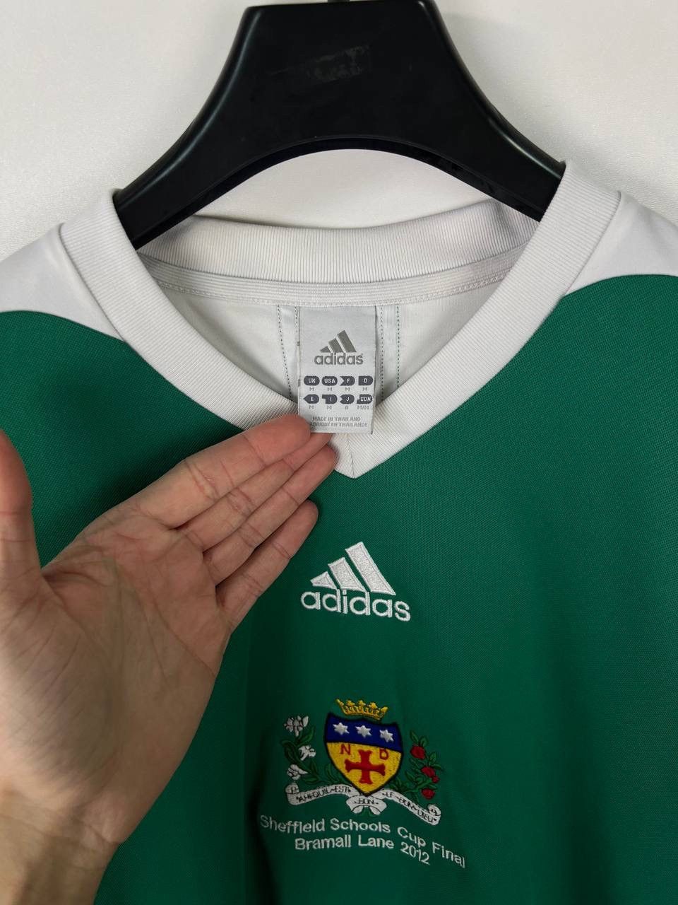 Adidas × Vintage Notre Dame Adidas Jersey 2012 long sleeve size M Size US M / EU 48-50 / 2 - 3 Thumbnail