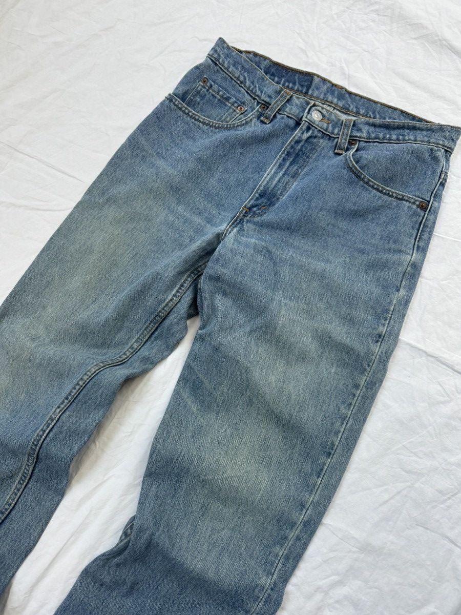Levi's Vintage 90 Faded Blue Levis 516 Acid Washed Denim Jeans Size US 32 / EU 48 - 2 Thumbnail