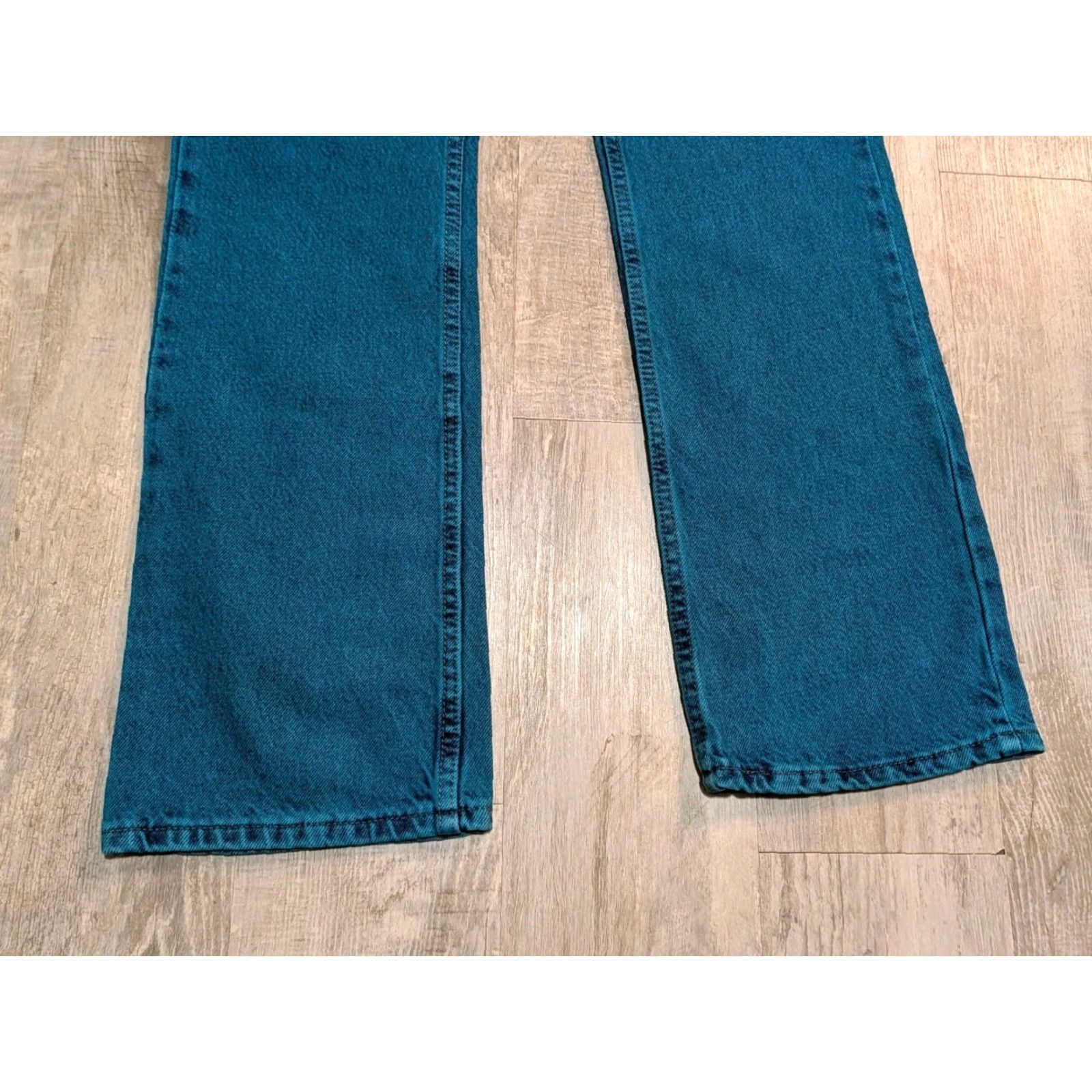 Vintage VINTAGE Levi's SilverTab Hipster Jeans 9 Jr. M (30x32) Dyed Blue Denim 100% Cotton Regular Straight Womens 5-Pocket USA Made 90s Hipster Size 30" / US 8 / IT 44 - 5 Thumbnail