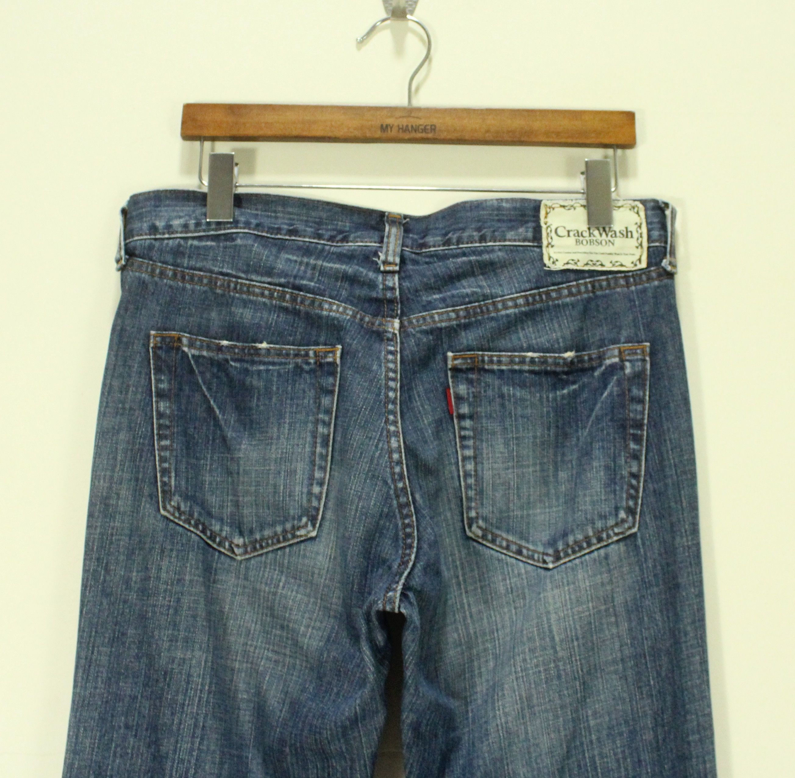 Vintage Flared Bootcut Vintage BOBSON Denim Jeans Size US 31 - 10 Thumbnail