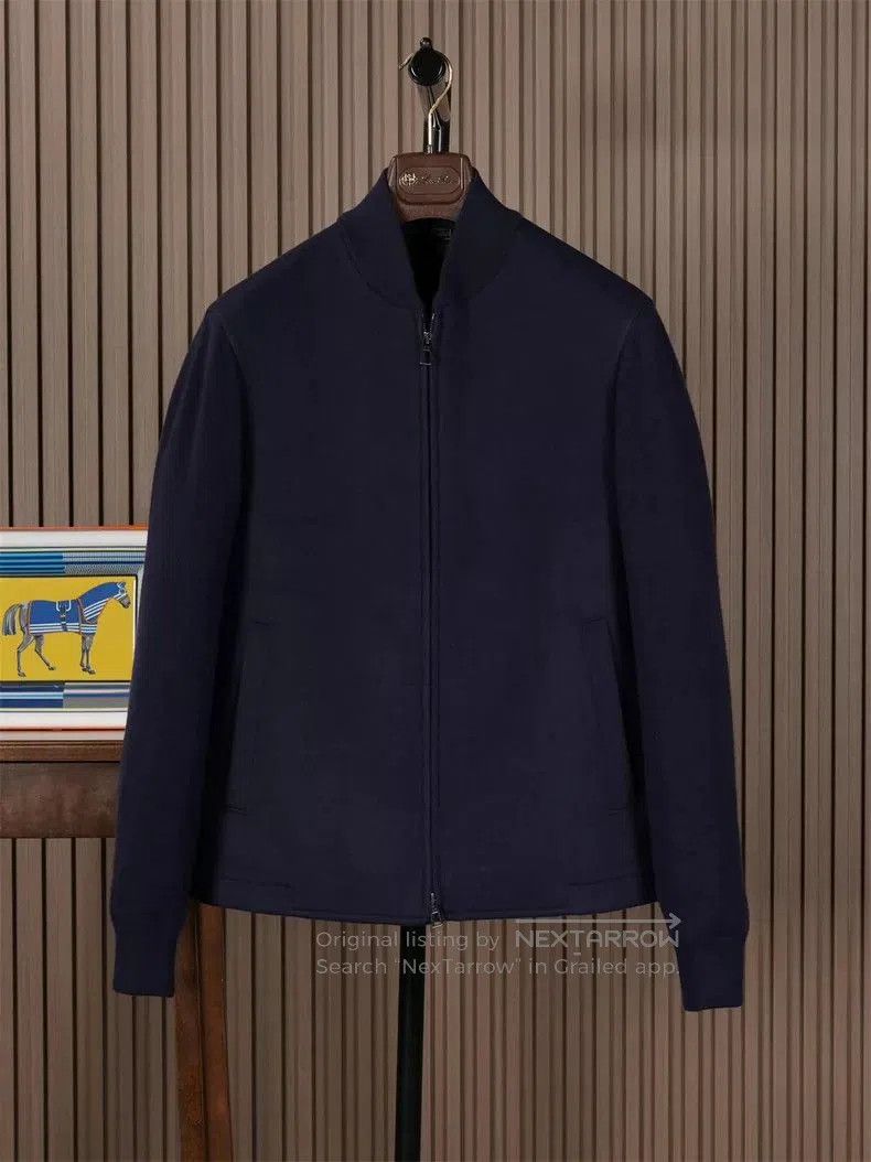 Loro Piana Vicuna Zip-Up Jacket.