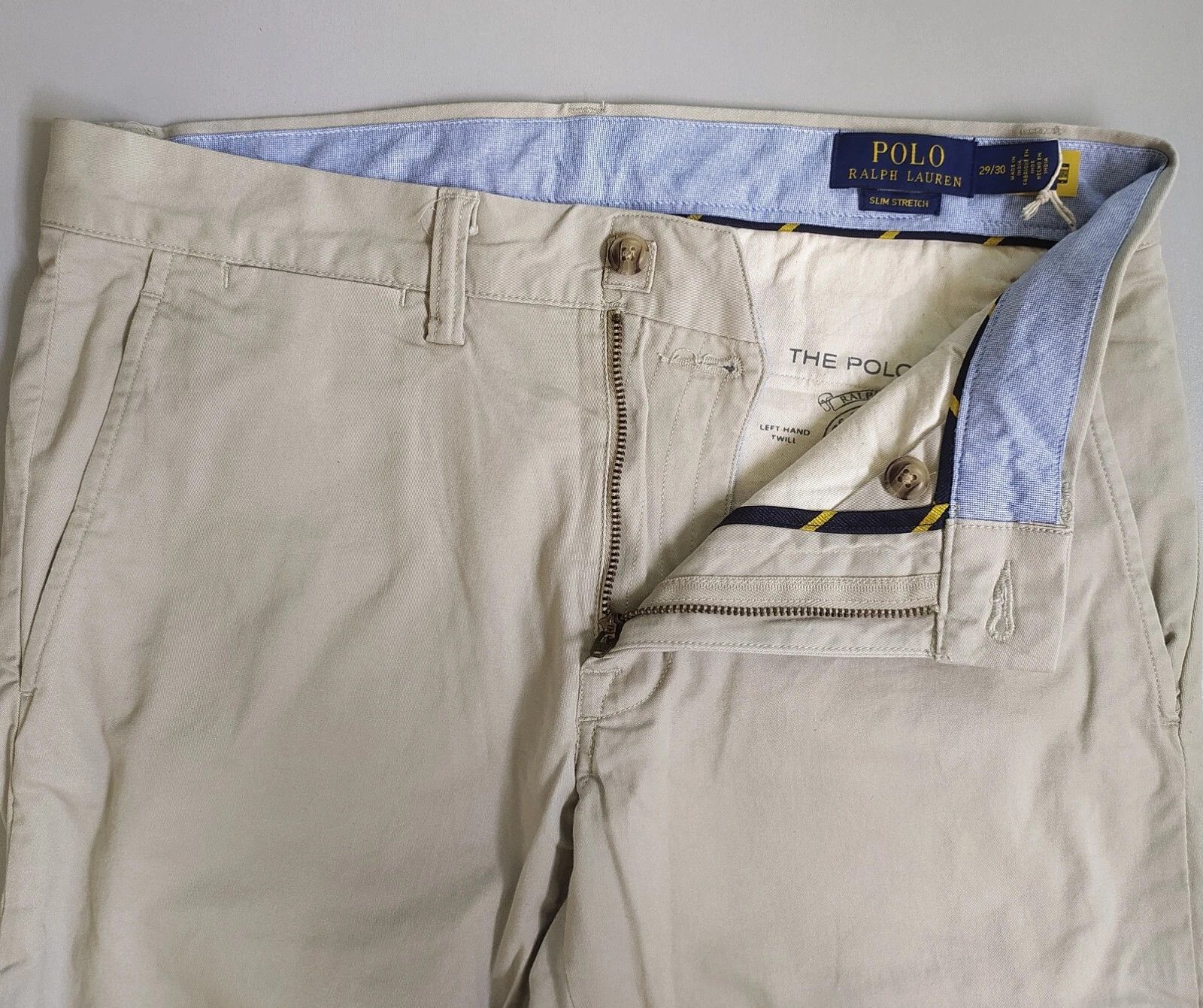 Polo Ralph Lauren Polo Ralph Lauren Slim Stretch Fit Chino Trouser FTP 0004 Size US 29 - 4 Thumbnail