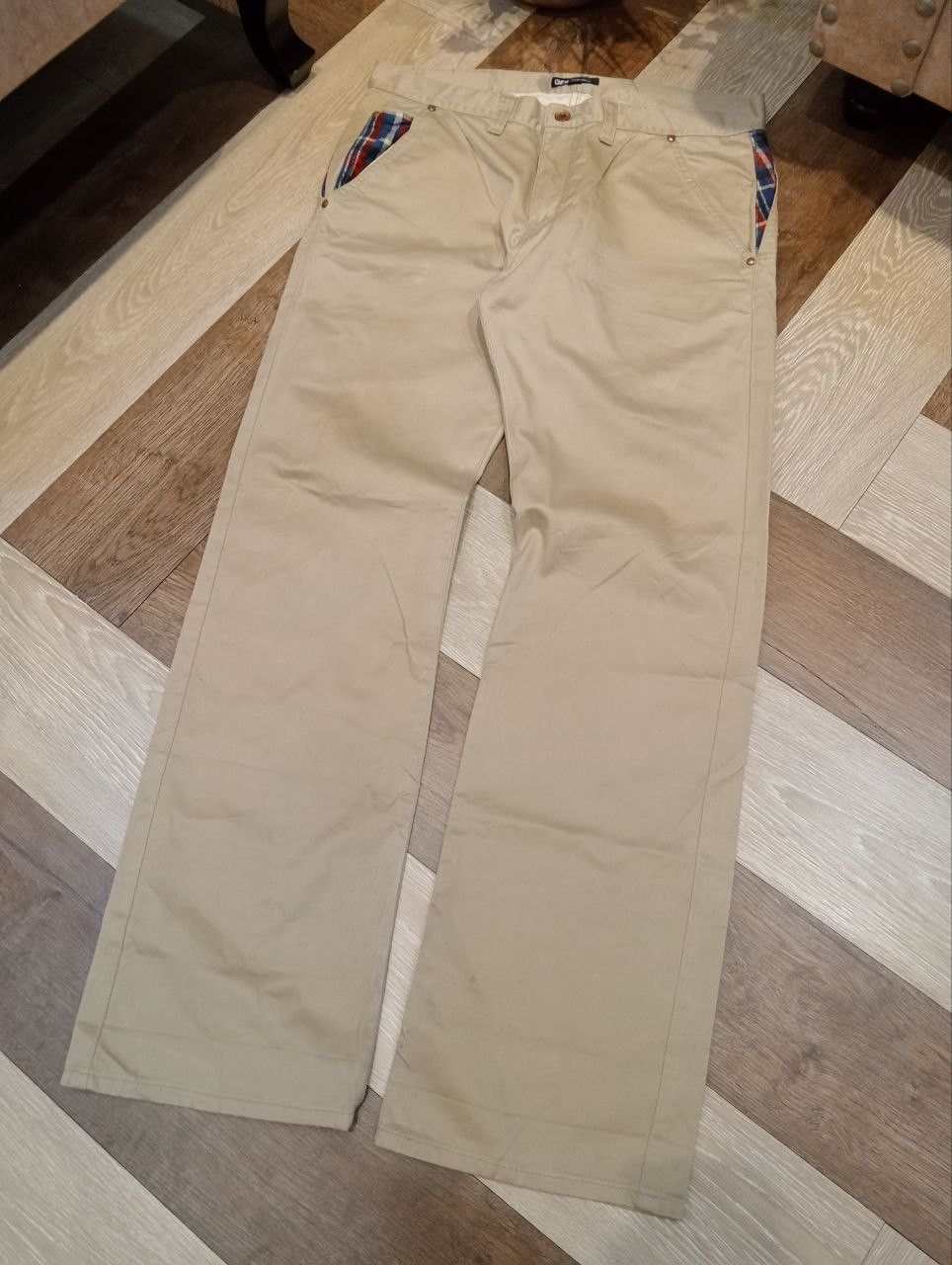 Japanese Brand CNCV CONCAVE ATTEMPT KHAKI COTTON PANTS Size US 35 - 2 Thumbnail