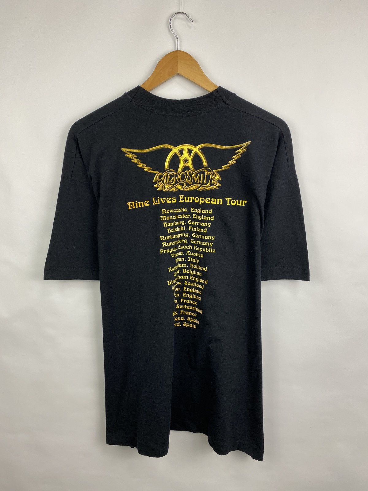 Band Tees × Vintage Vintage 1997 Aerosmith Band Rock t-shirt rare retro hype Y2K Size US XL / EU 56 / 4 - 9 Thumbnail