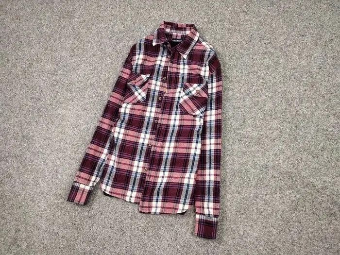 Flannel Vintage Flannel Shirt Travis Scott Style Y2K Style Size US L / EU 52-54 / 3 - 4 Thumbnail