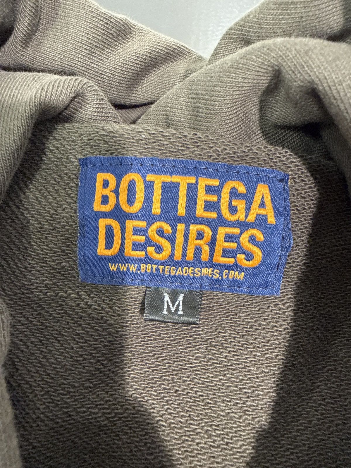 Bottega Desires Bottega Desires Tech Zip Up Hoodie Olive Yellow Size US M / EU 48-50 / 2 - 2 Thumbnail
