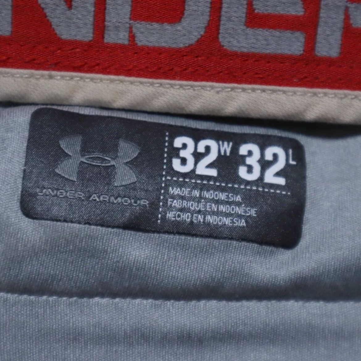 Under Armour Under Armour Stretch Straight Fit Cotton Blend Canvas Chino Pants Tan Men's 32 Size US 32 / EU 48 - 5 Thumbnail
