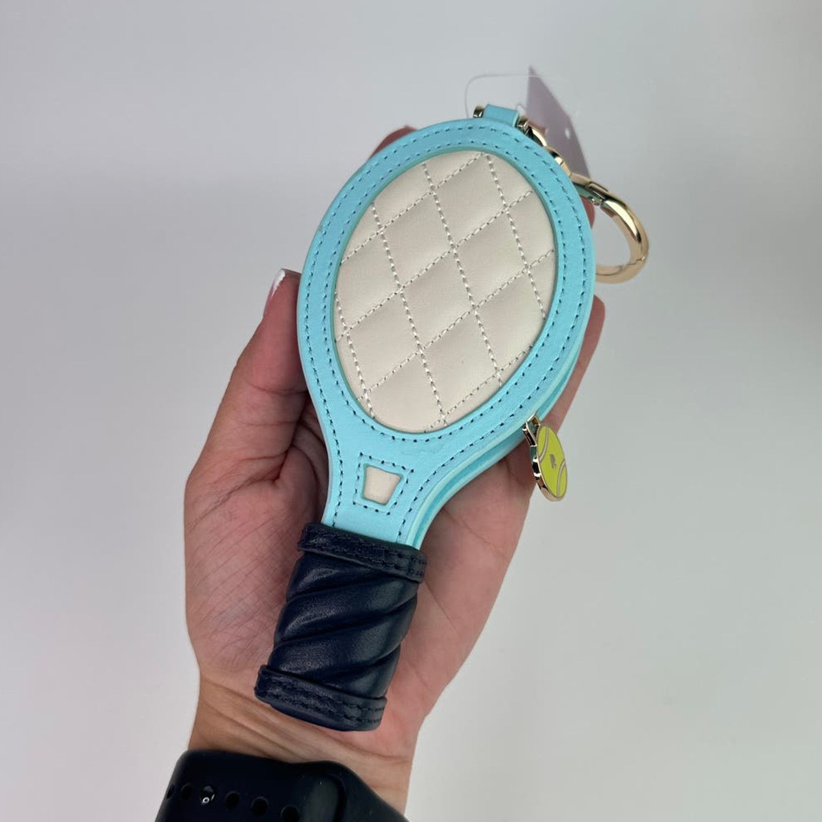 Kate Spade Kate Spade Grand 3D Tennis Racquet Bag Charm & Card holder Size ONE SIZE - 8 Thumbnail