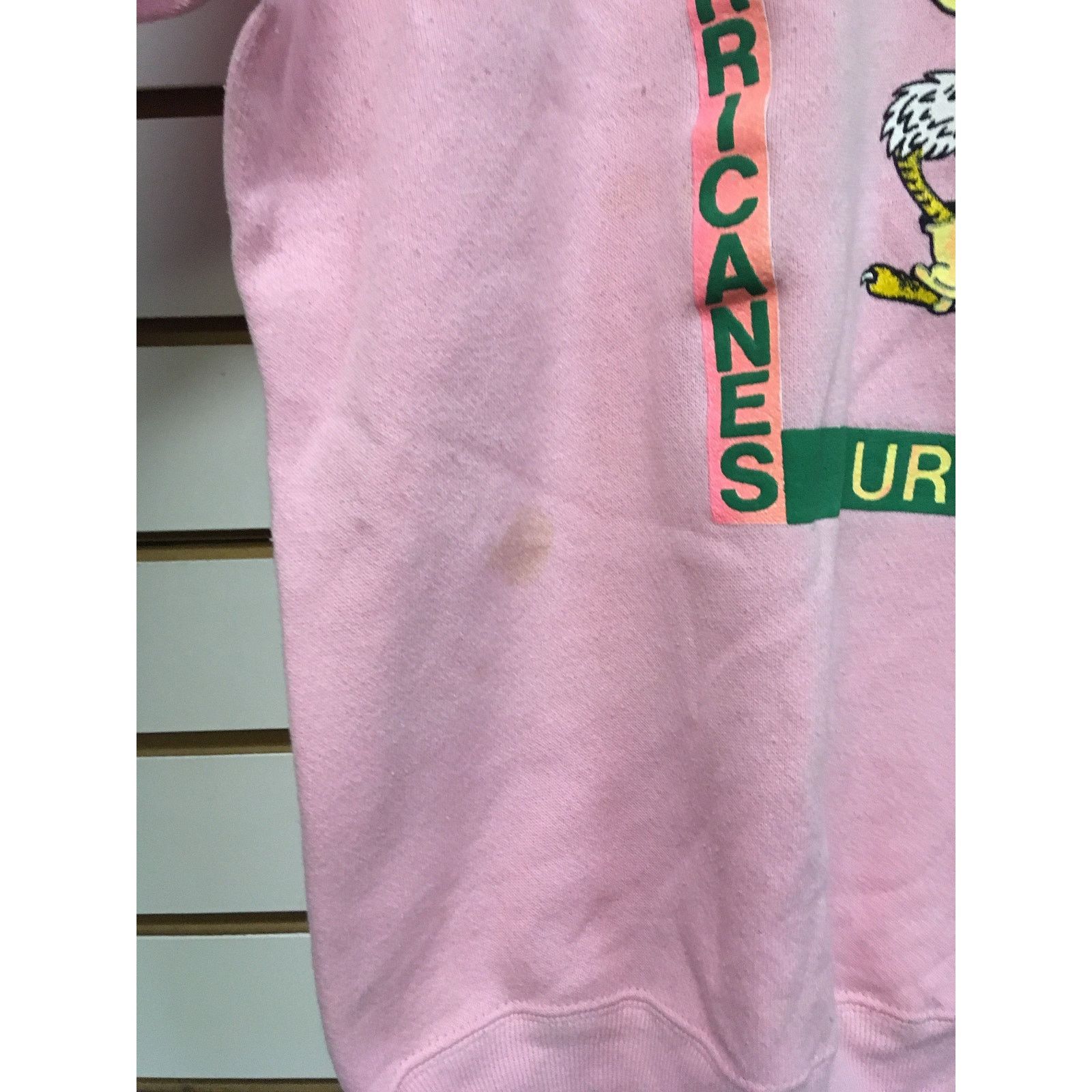 Fruit Of The Loom Vintage Miami Hurricanes Sweatshirt size Large 1990s 80s Size US L / EU 52-54 / 3 - 6 Thumbnail