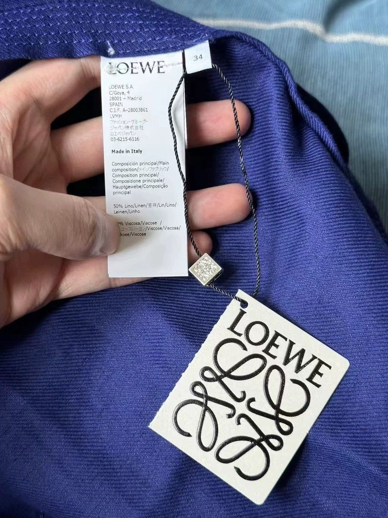Loewe LOEWE A leather-trimmed jacket Size XXS / US 00 / IT 34 - 3 Thumbnail
