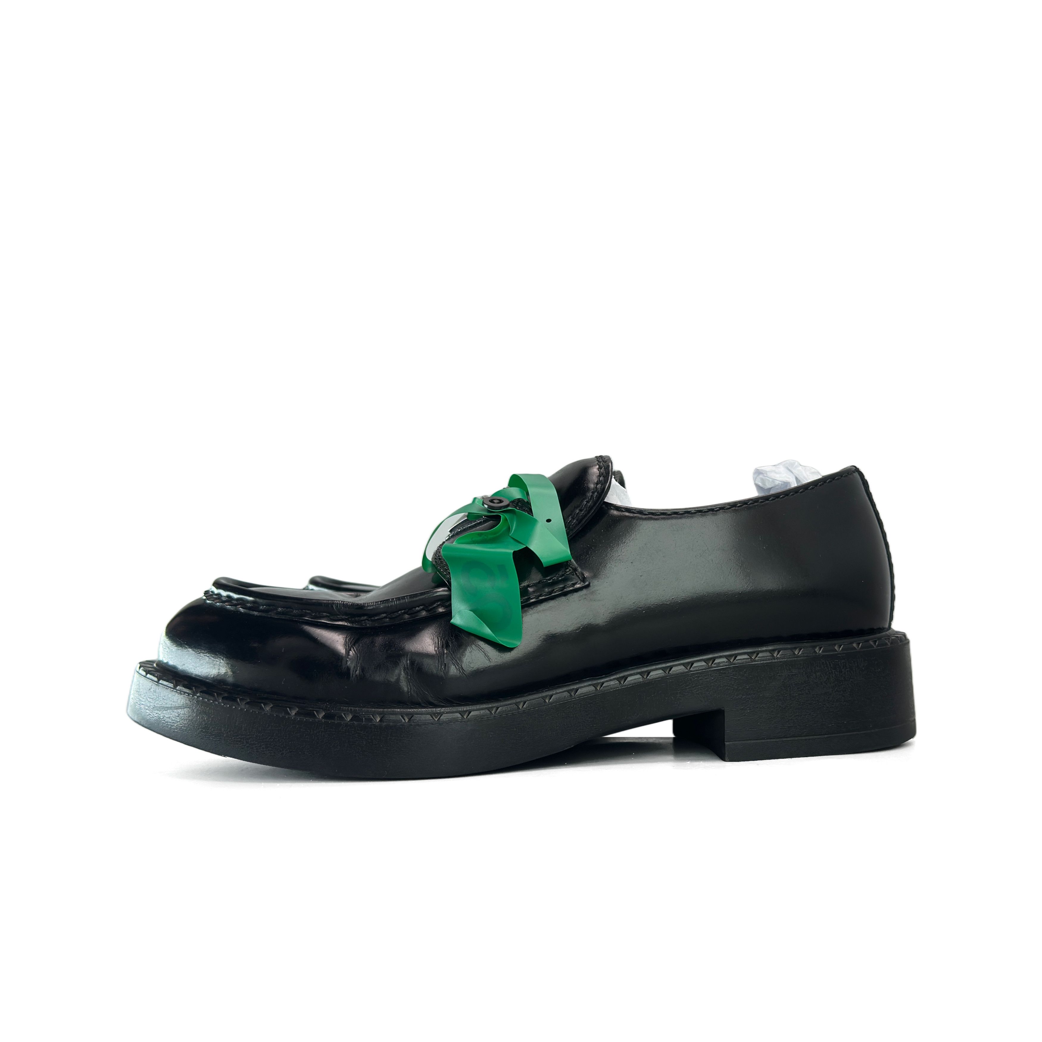 Prada Prada Chocolate Leather Loafers Size 7.5 Size US 7.5 / EU 40-41 - 1 Thumbnail