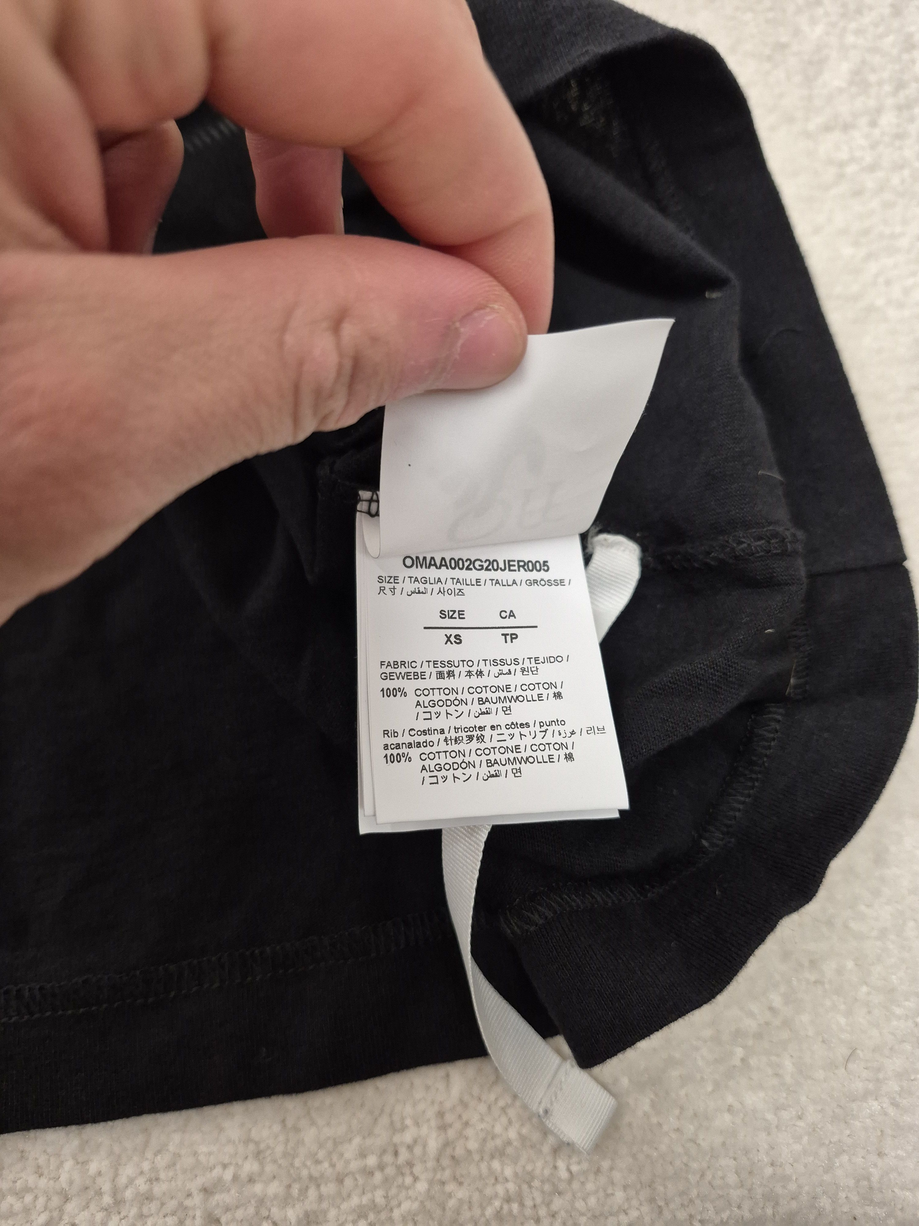 Off-White Off White Black Fire Tape Arrow Virgil New XS Size US XS / EU 42 / 0 - 8 Thumbnail