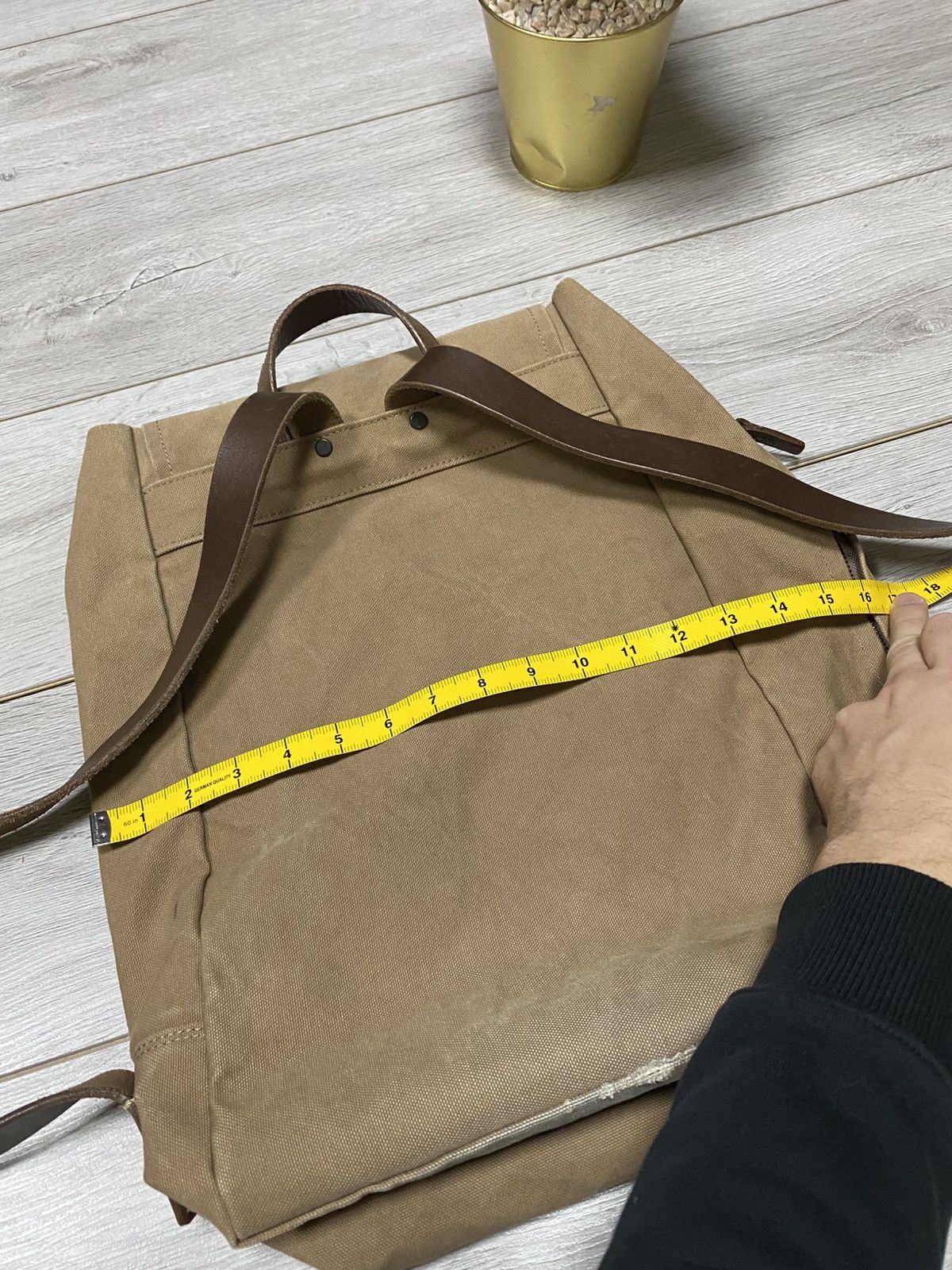 Japanese Brand Vintage Unisex Baggy Port Japan Rucksack Canvas Bagpack Size ONE SIZE - 10 Thumbnail