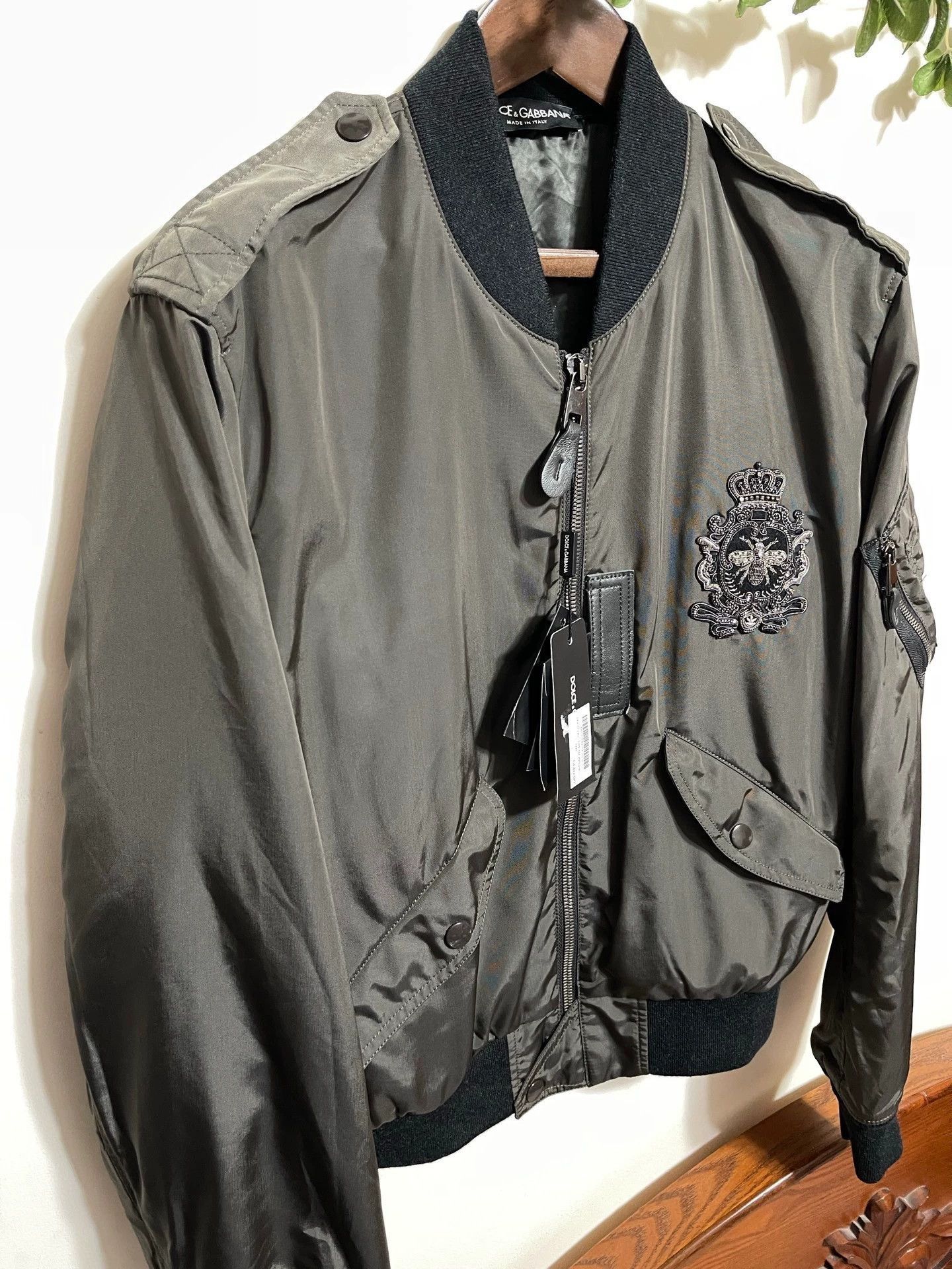 Dolce & Gabbana Green Embroidered er Jacket Size M Size US XXS / EU 40 - 3 Thumbnail