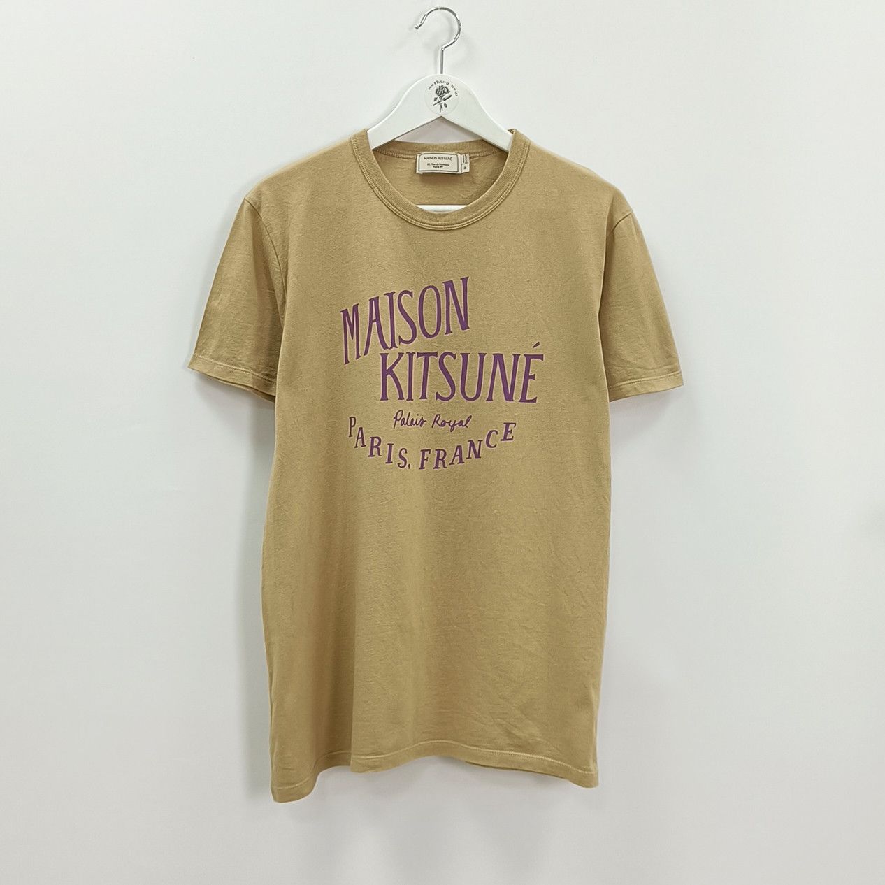 Japanese Brand Maison Kitsune Navy Palais Royal T-shirt Size US M / EU 48-50 / 2 - 1 Thumbnail