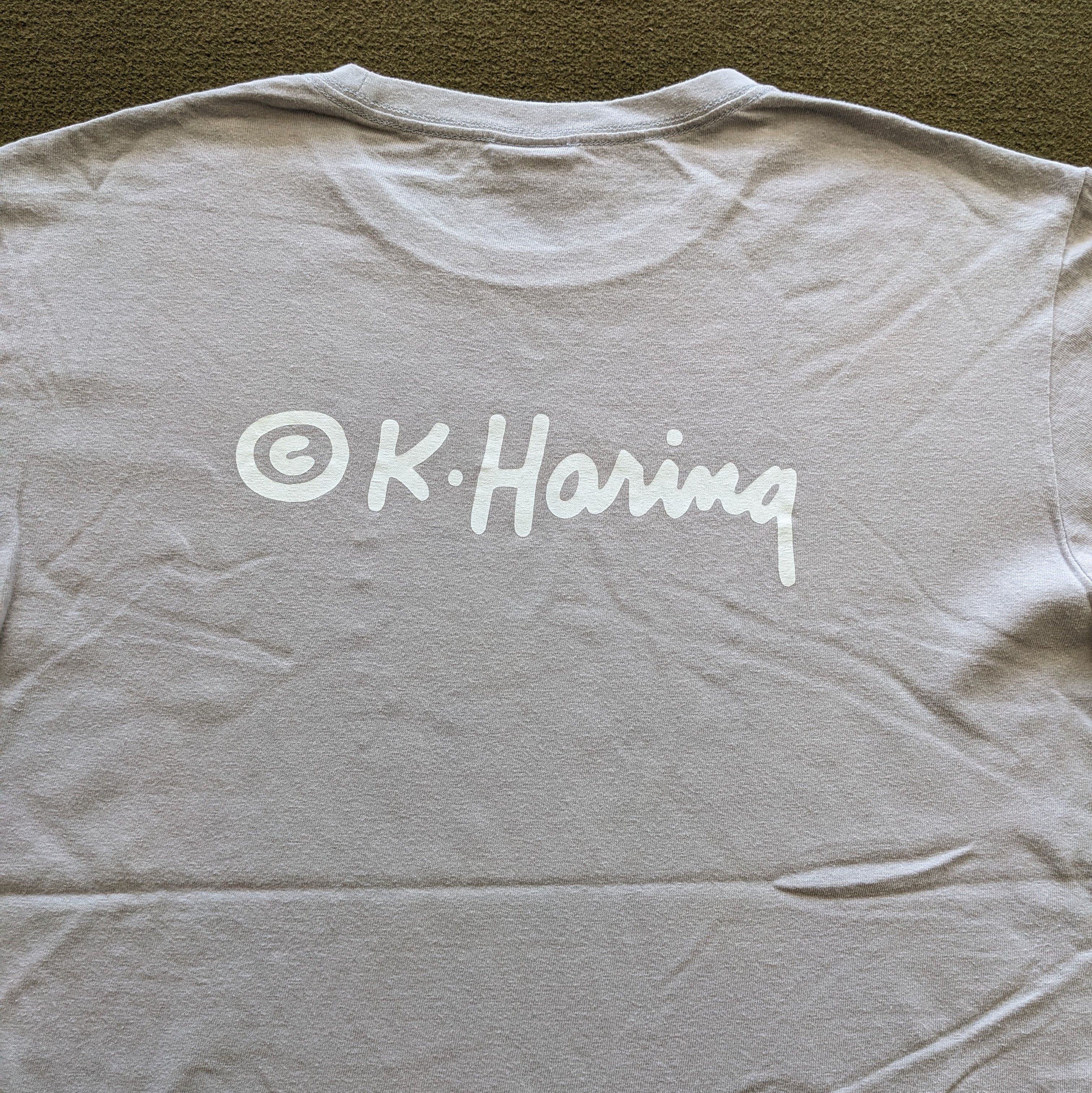 Keith Haring Vintage KEITH HARING Fashion Designer Brand T-shirt Size US L / EU 52-54 / 3 - 2 Thumbnail