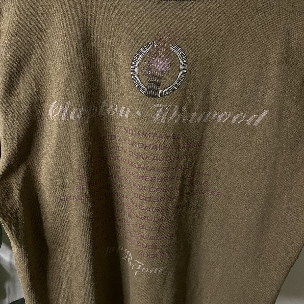 Band Tees Eric Clapton x Stevie Winwood 2011 Japan Tour T Shirt Size US M / EU 48-50 / 2 - 5 Thumbnail