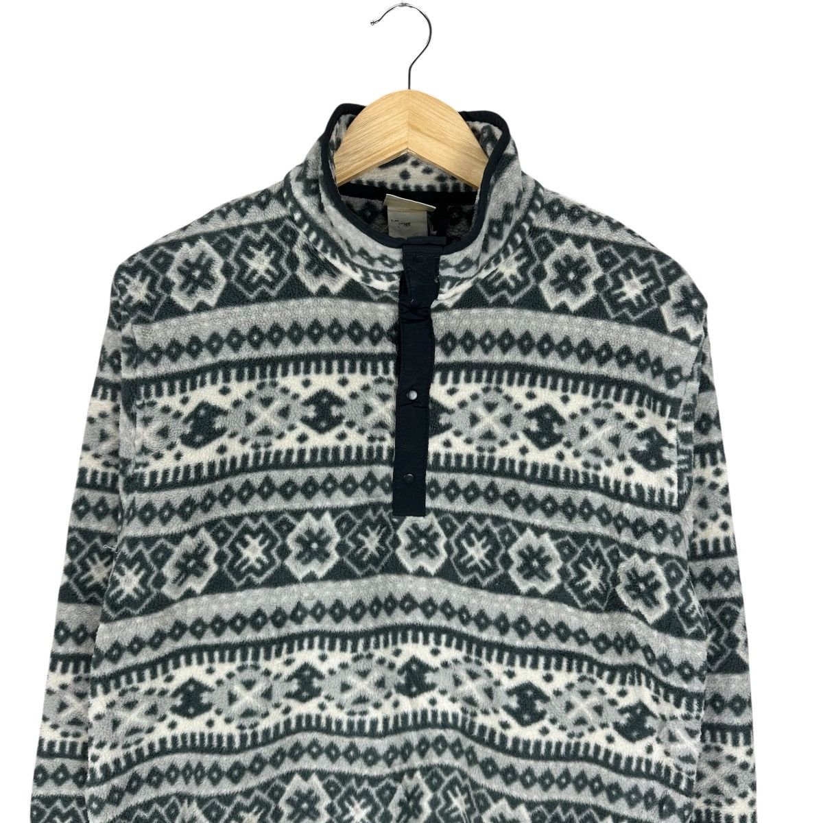 L.L. Bean VINTAGE 90s LL BEAN SNAP BUTTON ART FLEECE Size US M / EU 48-50 / 2 - 3 Thumbnail
