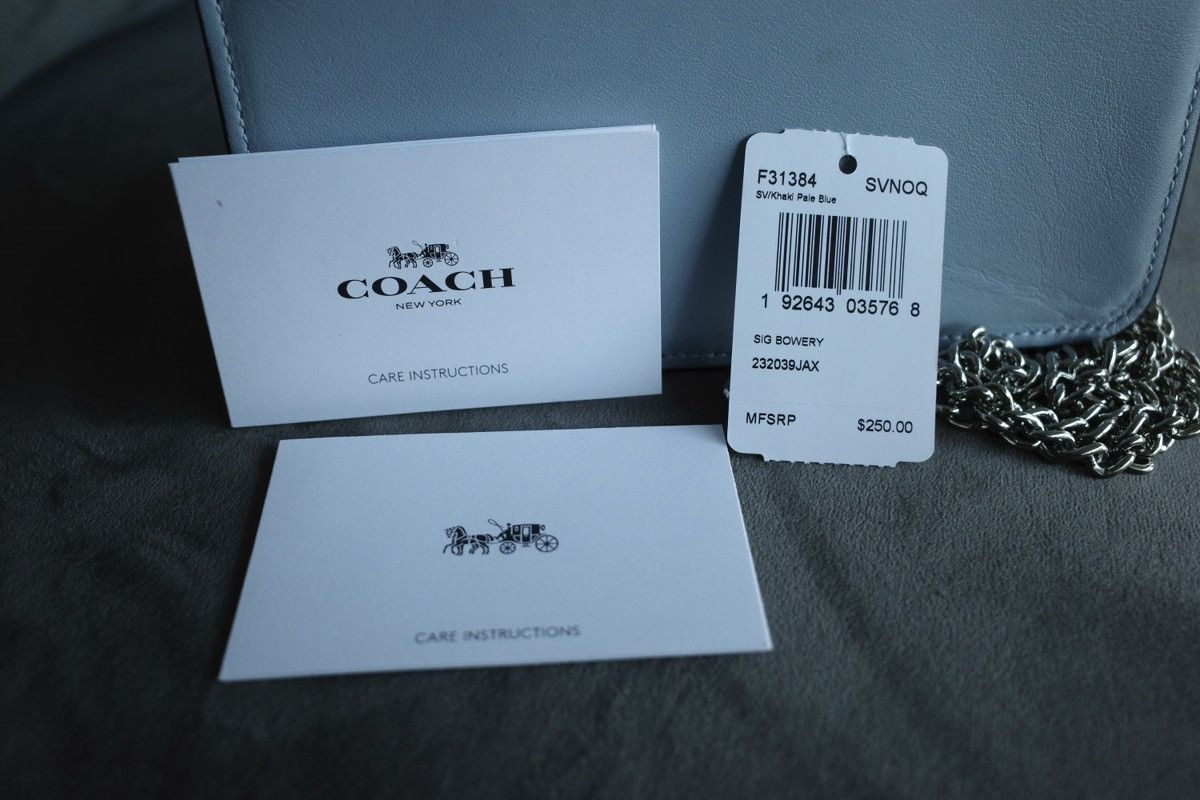Coach NEW! Coach Blue small crossbody bag Size ONE SIZE - 3 Thumbnail