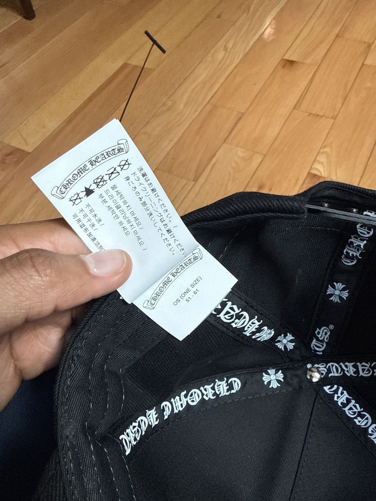 Chrome Hearts Chrome Hearts RS3 Baseball Hat Size ONE SIZE - 3 Thumbnail