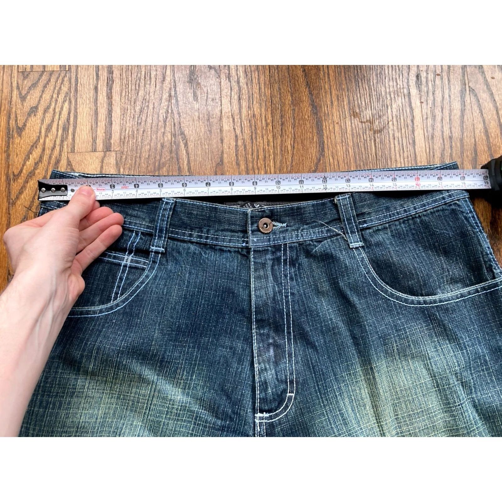 Southpole VINTAGE Southpole Jeans Mens 36x31 Blue Denim Baggy 4180 Skater Y2K Hip Hop 90s Grunge Street Mens Jeans Size US 36 / EU 52 - 6 Thumbnail