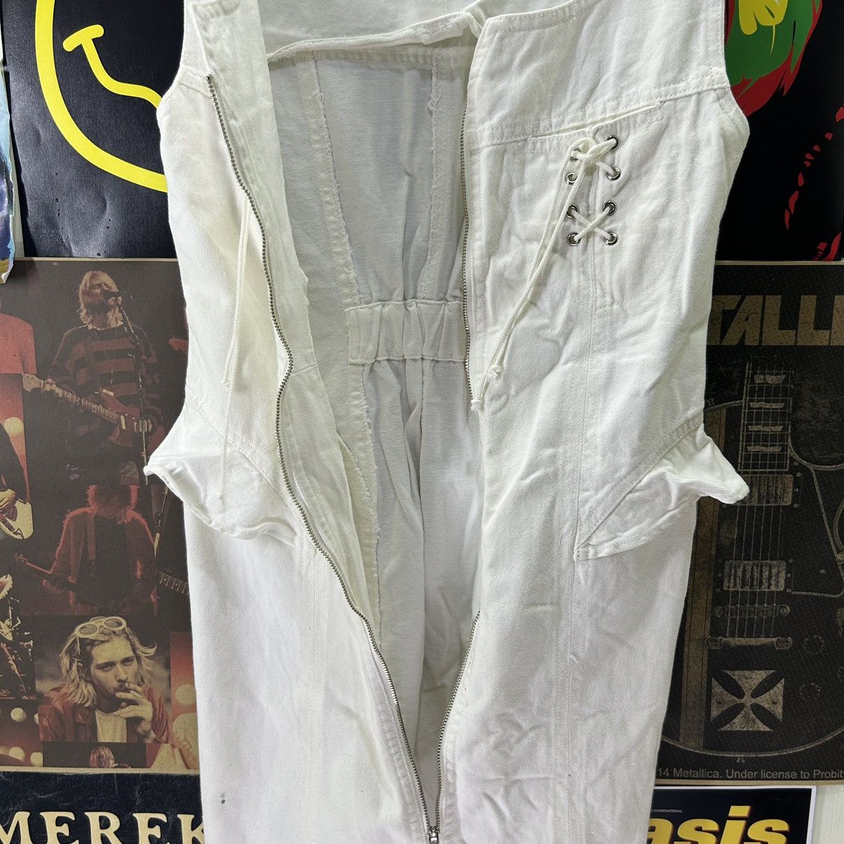 Vintage Vintage Japanese Brand White Dress Size S / US 4 / IT 40 - 6 Thumbnail
