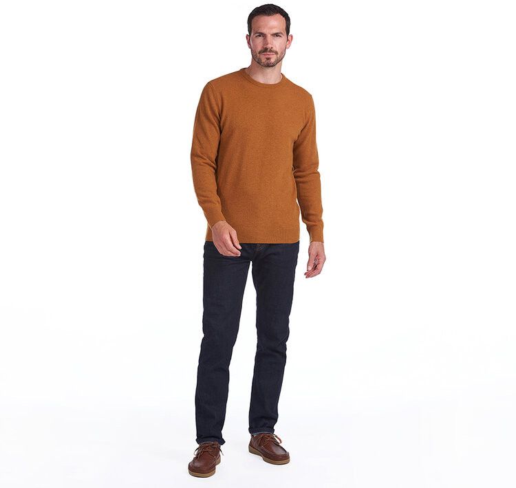 Barbour o1y1224 Logo Crewneck Sweater in Camel Size US S / EU 44-46 / 1 - 3 Thumbnail