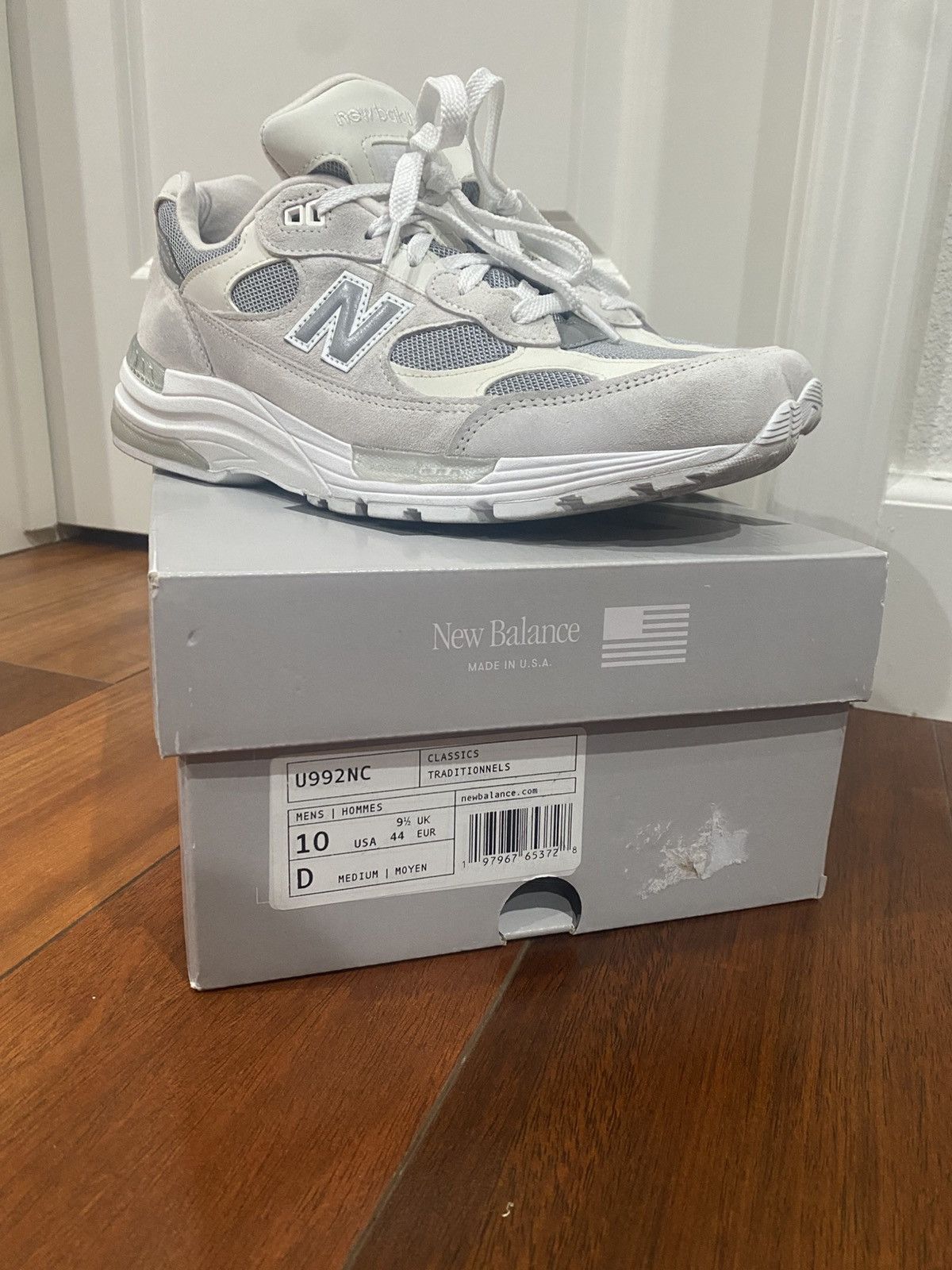 New Balance New Balance 992 - Made in USA - Nimbus Cloud - US10 - U992NC Size US 10 / EU 43 - 1 Thumbnail