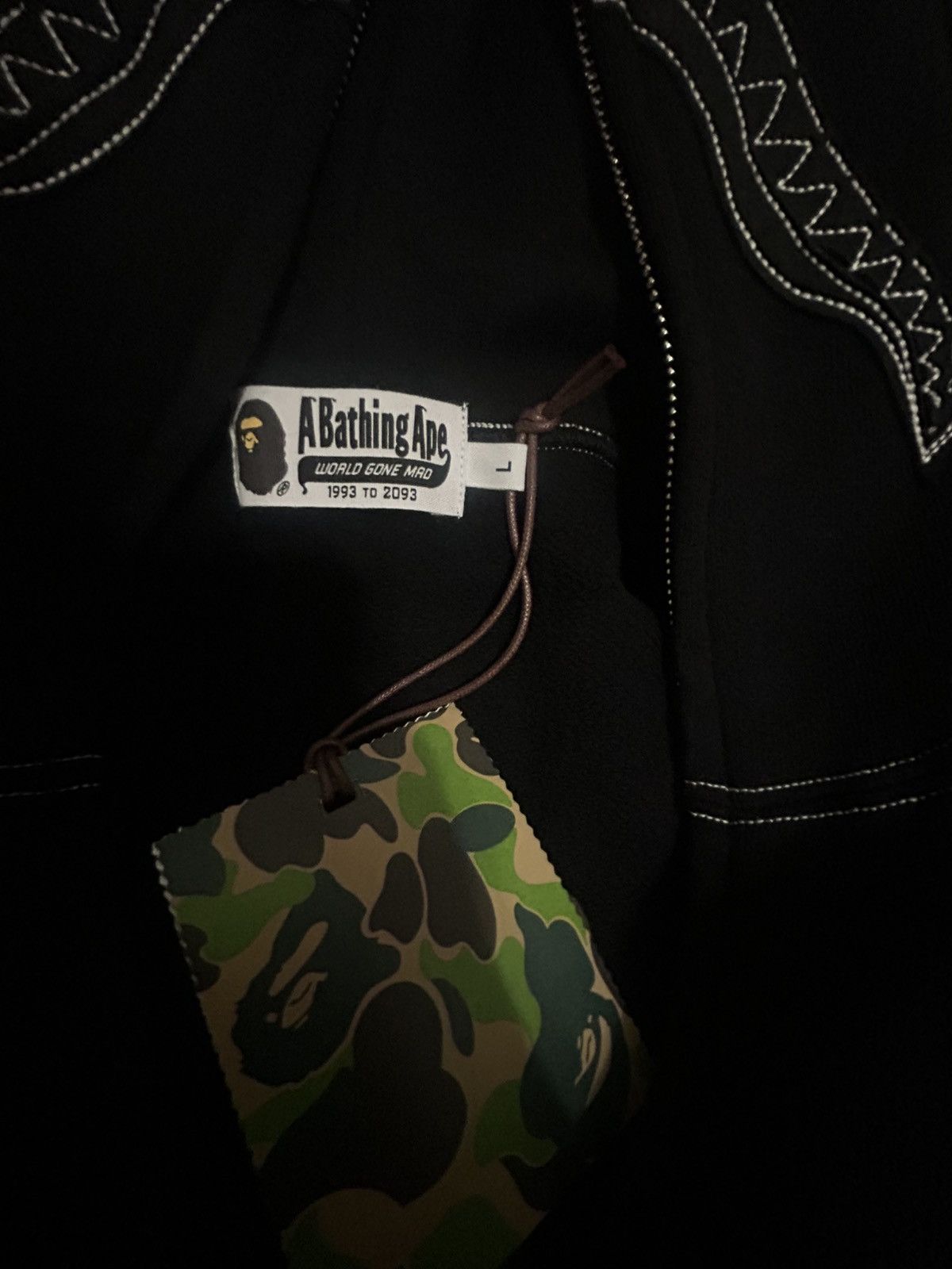 Bape BAPE Exclusive GOAT Contrast Stitching Hoodie Size US L / EU 52-54 / 3 - 11 Thumbnail
