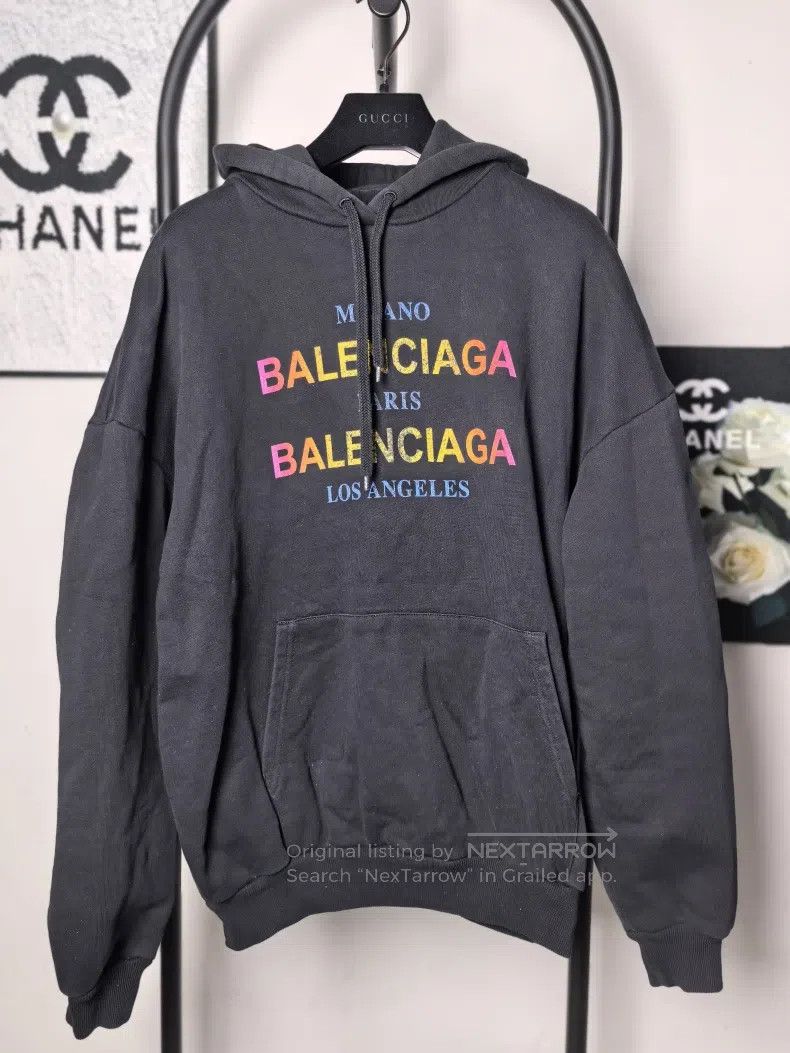 Balenciaga Balenciaga Hooded Sweatshirt Size US S / EU 44-46 / 1 - 1 Thumbnail