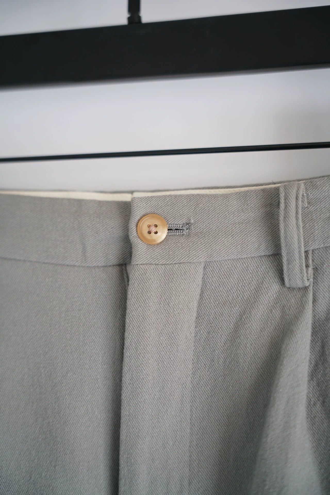 Yohji Yamamoto Yohji Yamamoto 91AW Blue-Gray Wool Side-Stripe Pants Size US 29 - 3 Thumbnail