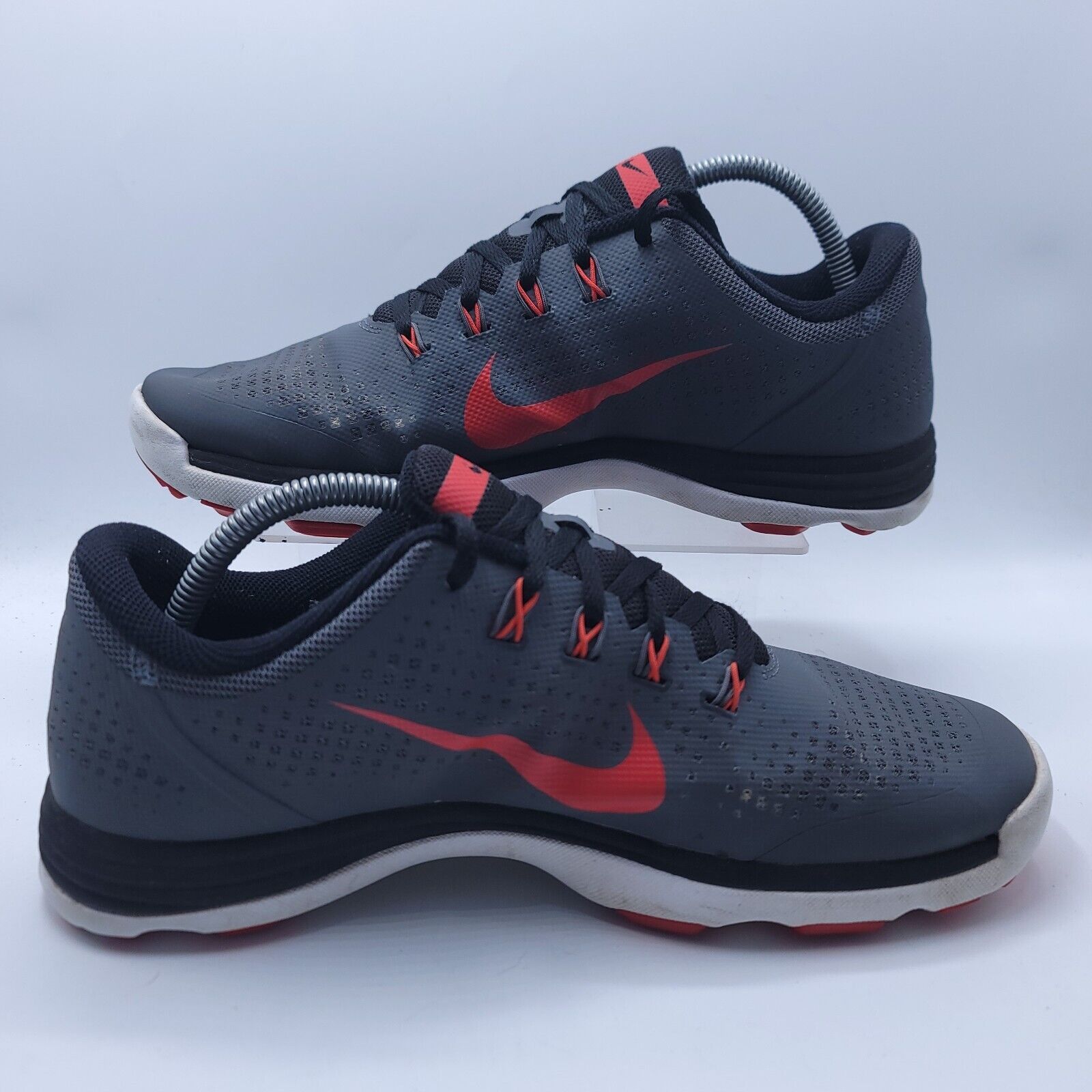 Nike Nike Lunarion Cypress Shoe Mens Size 10 652522-002 Gray Red Size US 10 / EU 43 - 6 Thumbnail