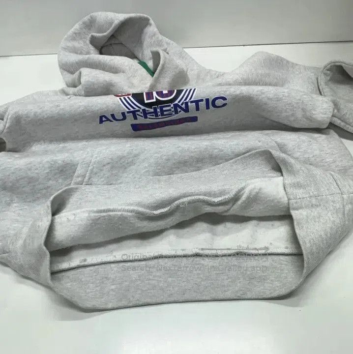 Balenciaga Balenciaga Grey Logo Print Hooded Sweatshirt for Men. Size US XS / EU 42 / 0 - 6 Thumbnail