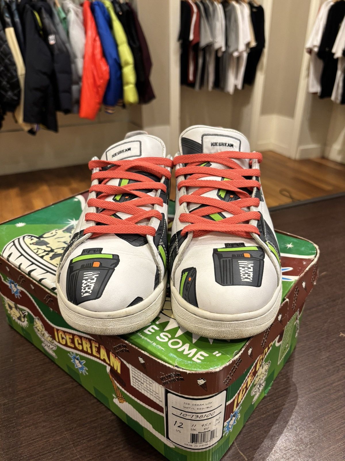 Billionaire Boys Club × Icecream × Reebok Reebok X Billionaire Boys Club Beeper Ice Cream Low Size US 12 / EU 45 - 3 Thumbnail