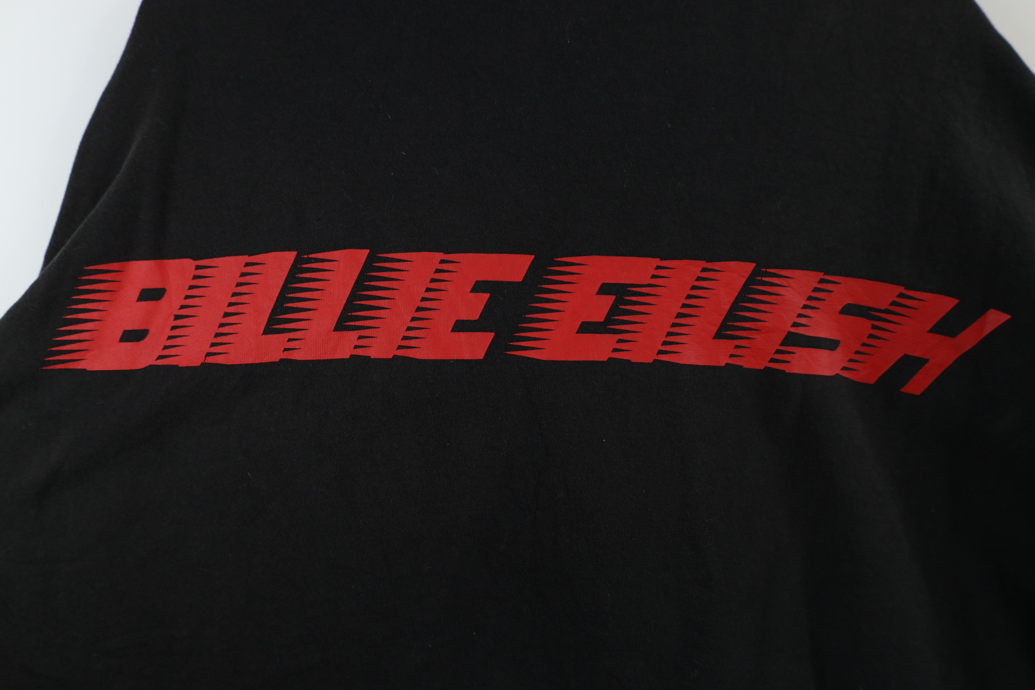 Vintage Billie Eilish Distressed Official Band Hoodie Sweatshirt Size XL / US 12-14 / IT 48-50 - 12 Thumbnail