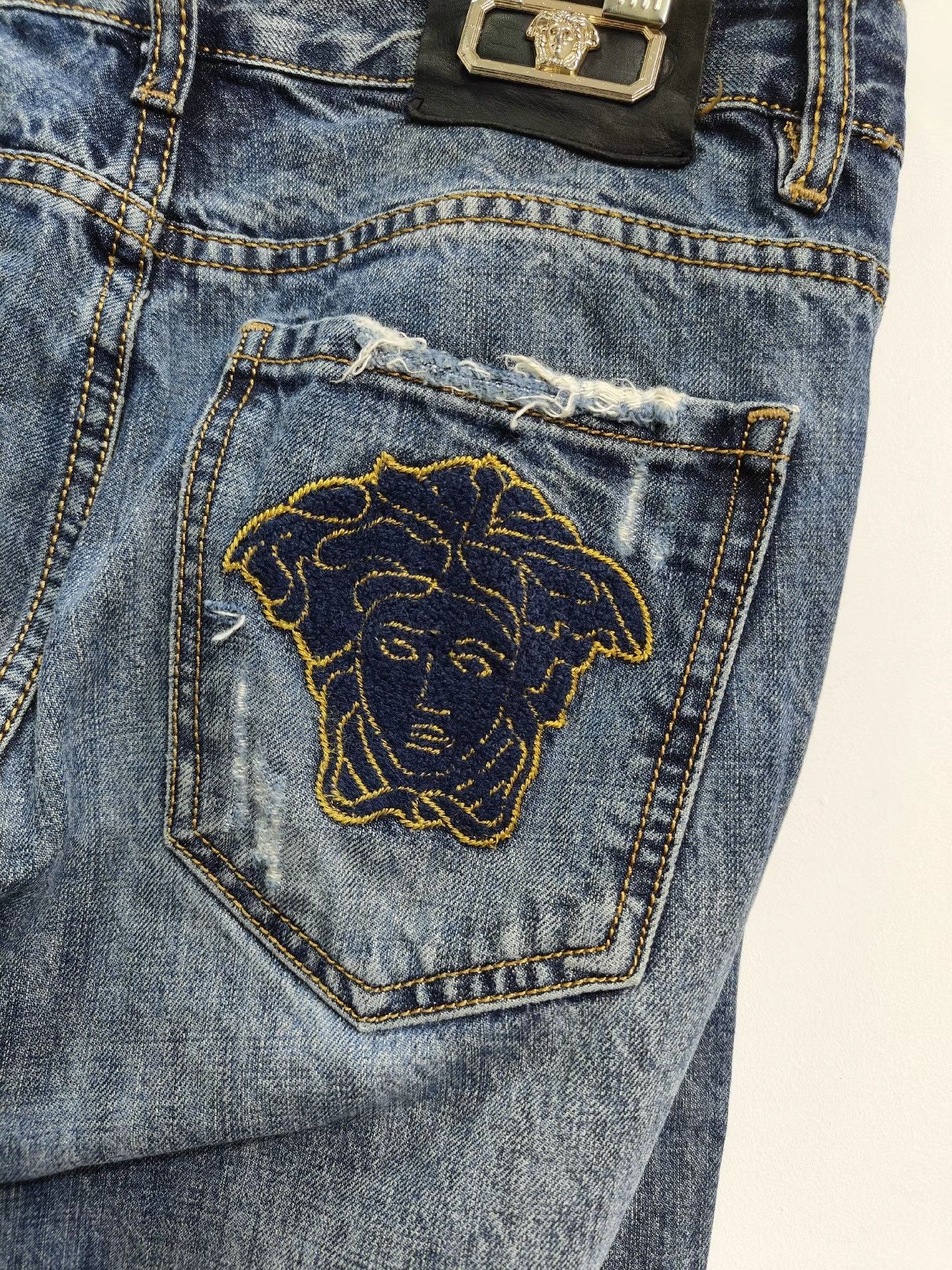 Versace VERSACE Men's Jeans K29 Size US 29 - 6 Thumbnail