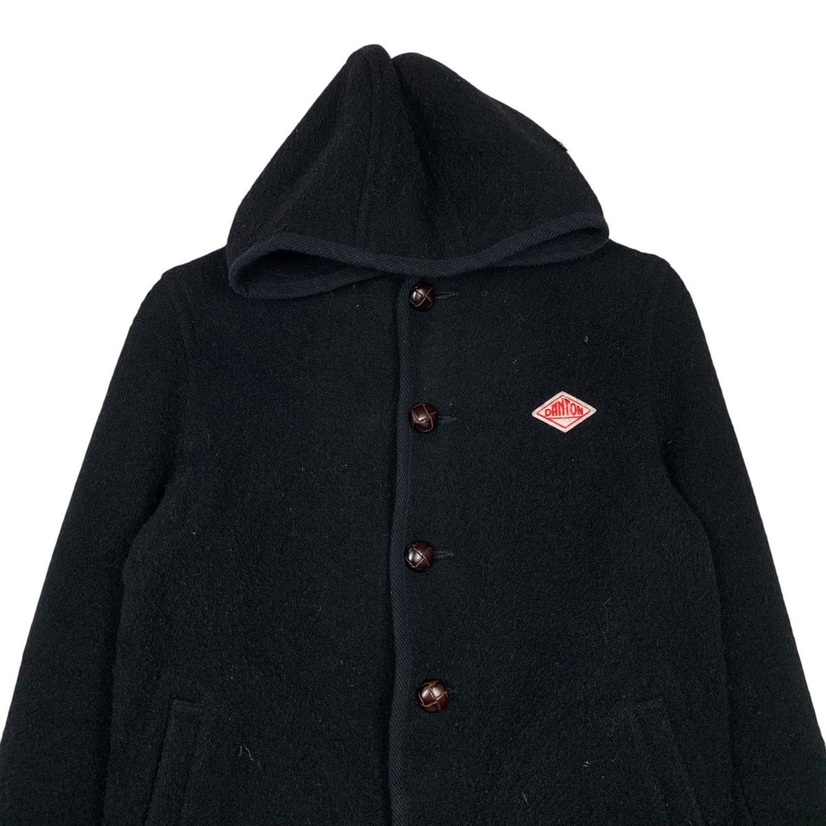 Danton Danton Hooded Wool Coat Size S / US 4 / IT 40 - 2 Thumbnail