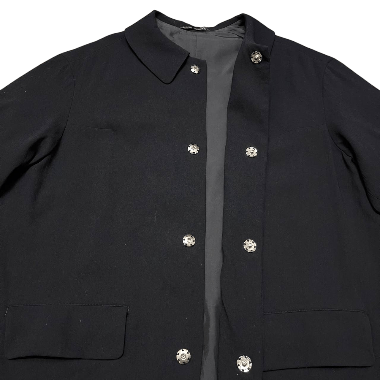 Yohji Yamamoto Yohji Yamanoto Laine Wool Jacket Short Sleeve Size US L / EU 52-54 / 3 - 5 Thumbnail