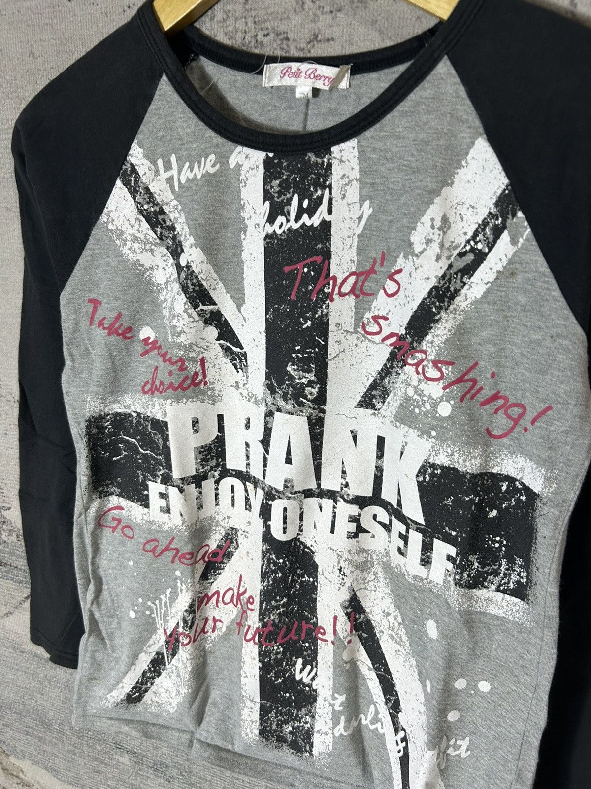 PPFM Vintage Petit Berry poem rock longsleeve Size US XS / EU 42 / 0 - 3 Thumbnail