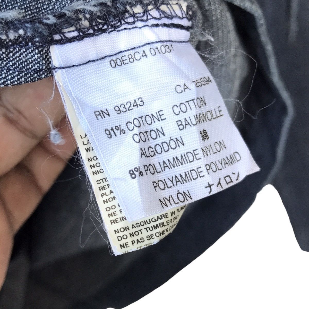 Diesel × Vintage Diesel Y2K Distressed Processed Stretchable Denim Jacket Size US M / EU 48-50 / 2 - 14 Thumbnail