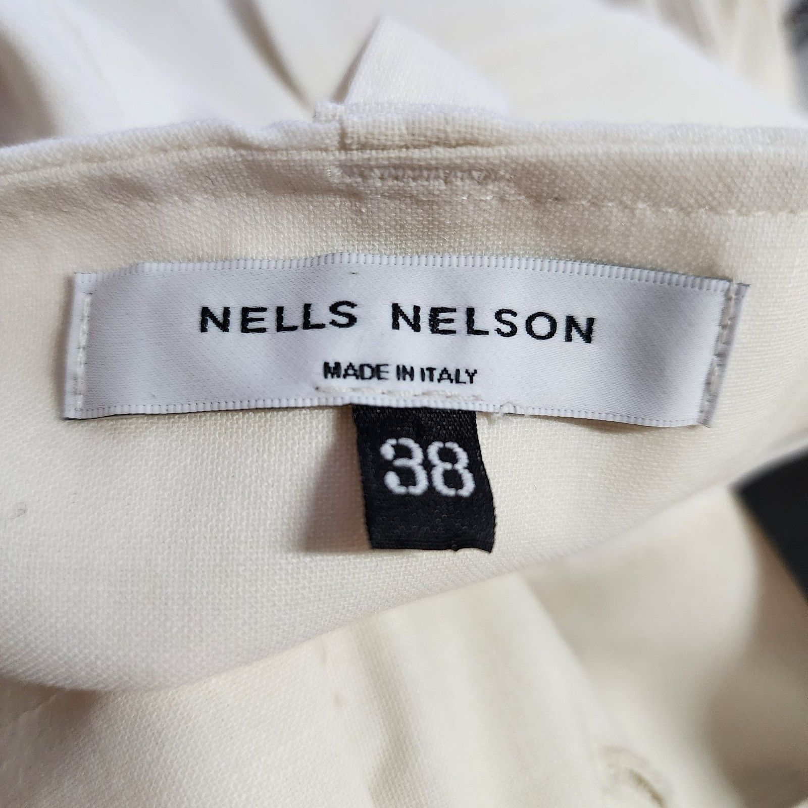 Other Nells Nelson Cream Virgin Wool Pants – Size M/38IT – High-R Size 26" / US 2 / IT 38 - 2 Thumbnail