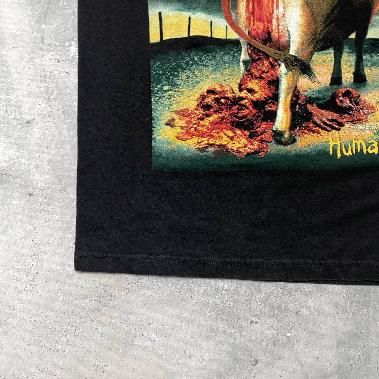 Band Tees Cattle Decapitation Humanure Deathgrind Band T Shirt Black M Size US M / EU 48-50 / 2 - 9 Thumbnail